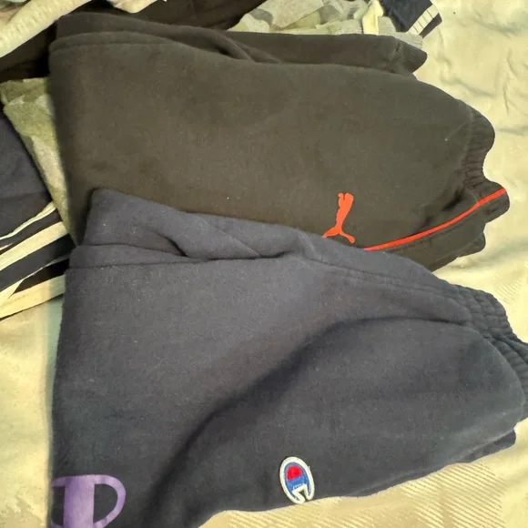 Bundle Set of (9) Kids Joggers & Sweats. Puma, Nike, Champion & More! Sz 5 - Picture 7 of 12